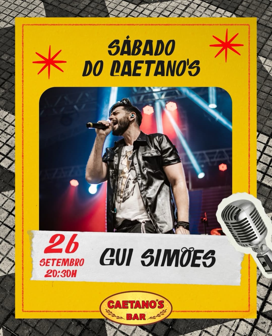 Flyer de Gui Simões