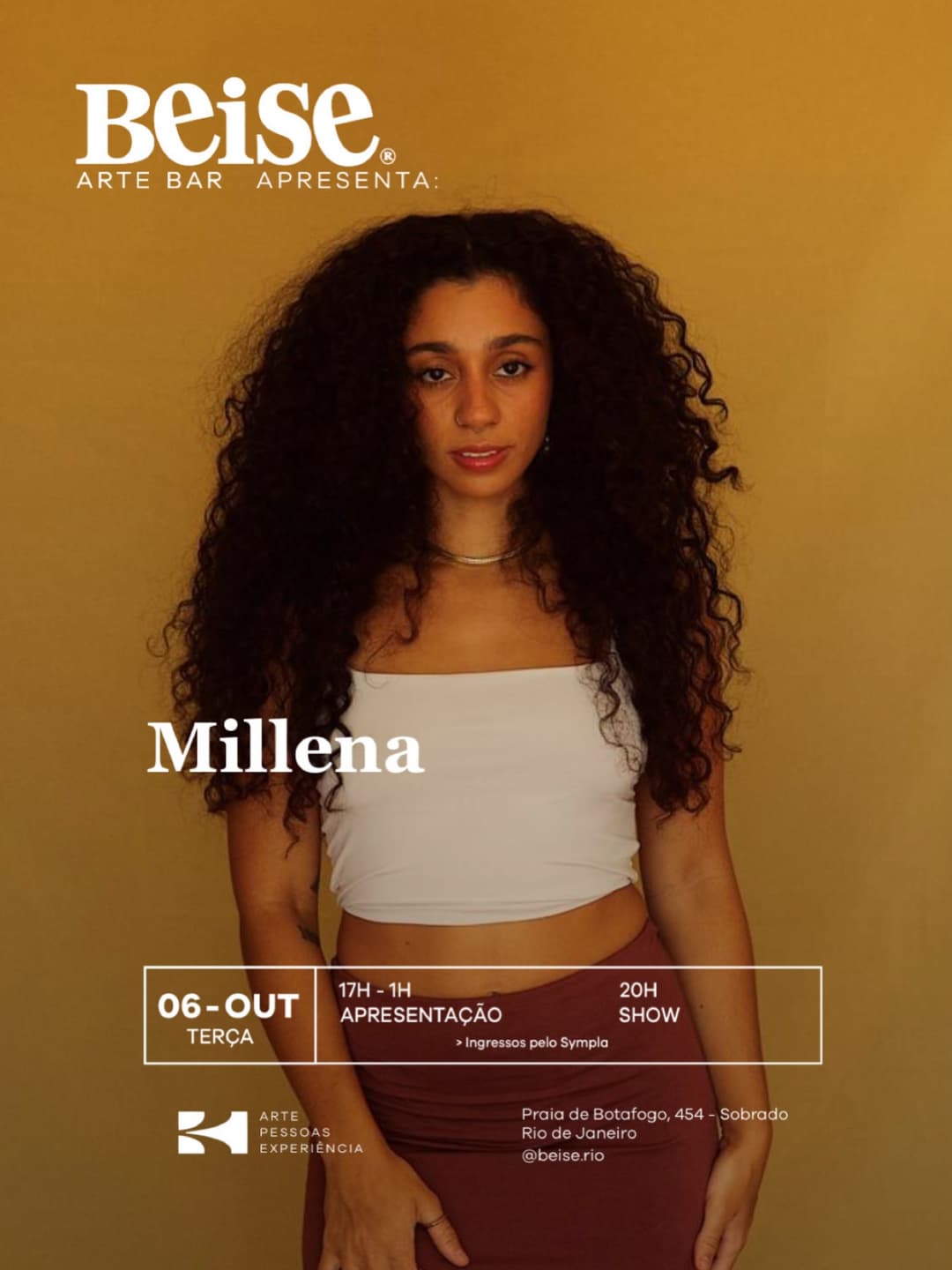 Flyer de Millena