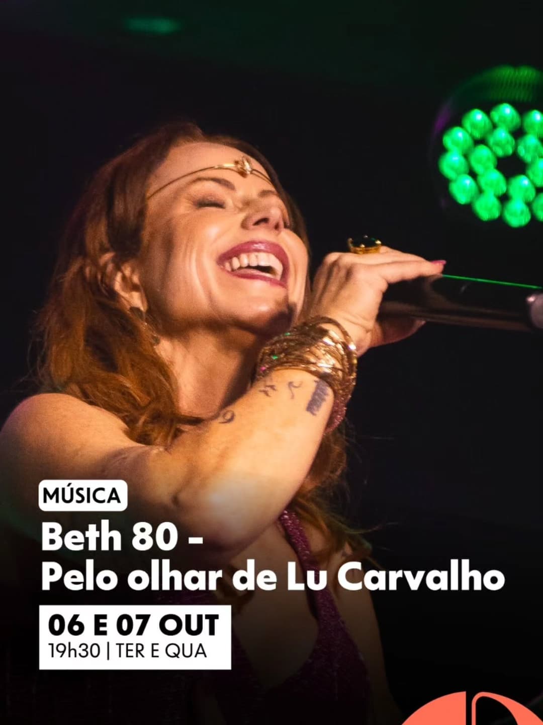 Flyer de Lu Carvalho