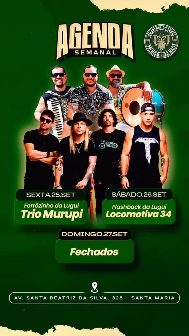 Flyer de Trio Murupi e Forró Uberaba