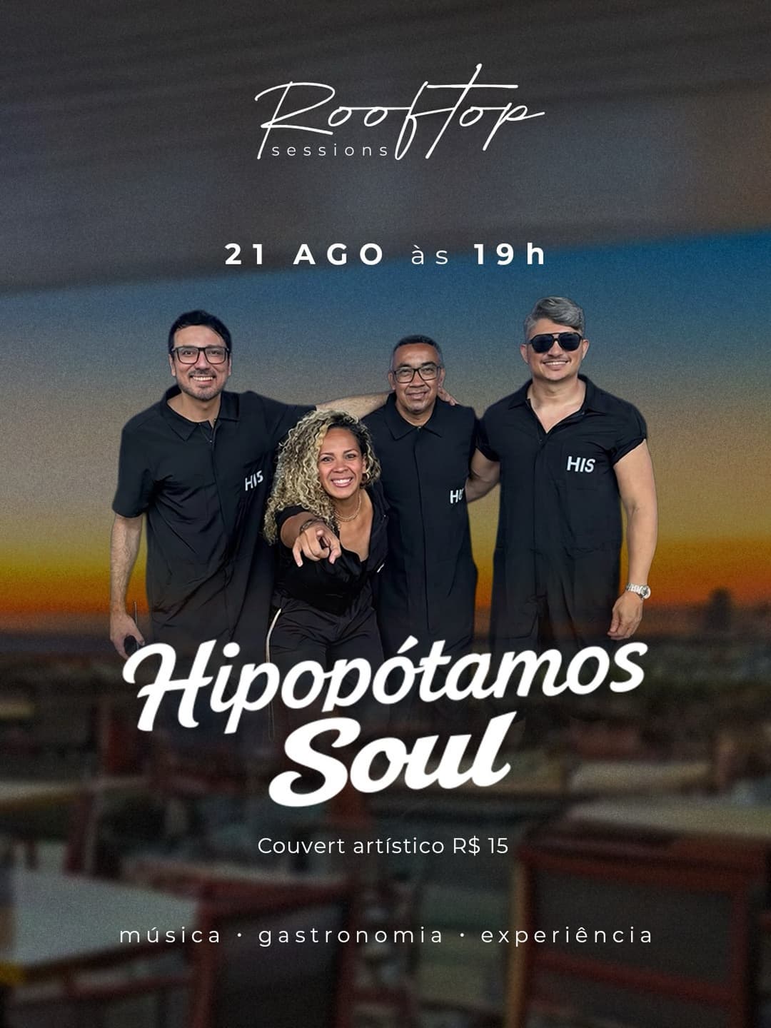 Flyer de Hipopótamos Soul
