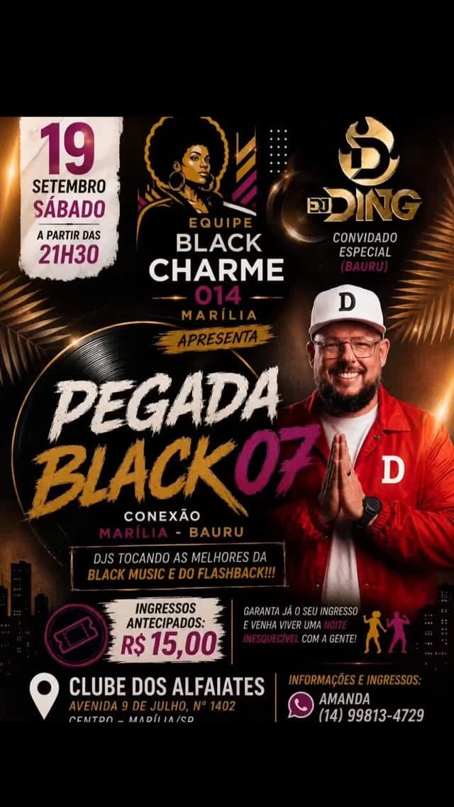 Flyer de DJ Ding