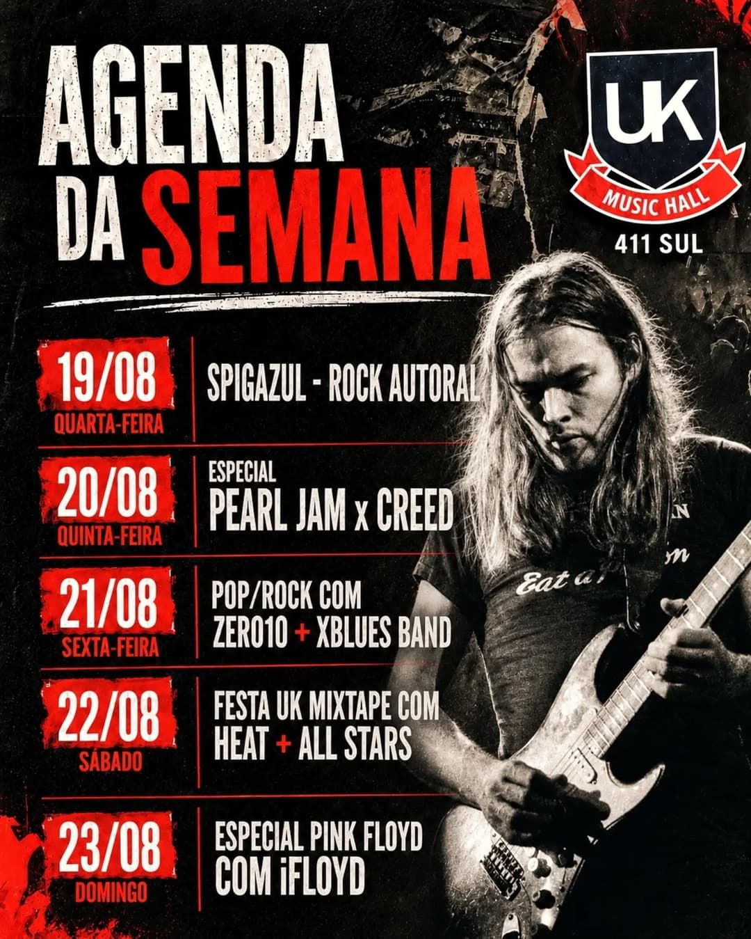 Flyer de Banda Zero10 e XBlues Band