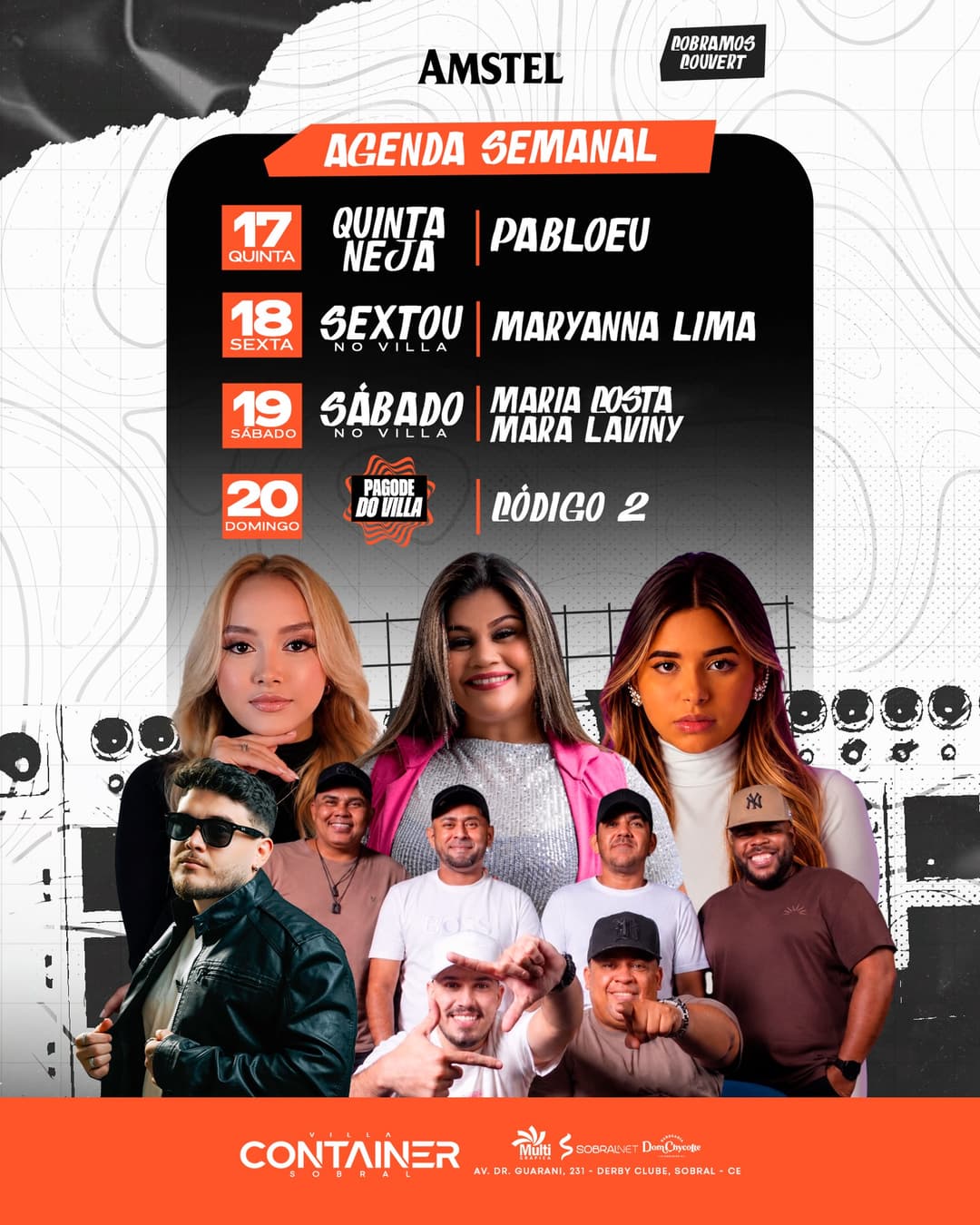 Flyer de Pagode do Villa - Código 2