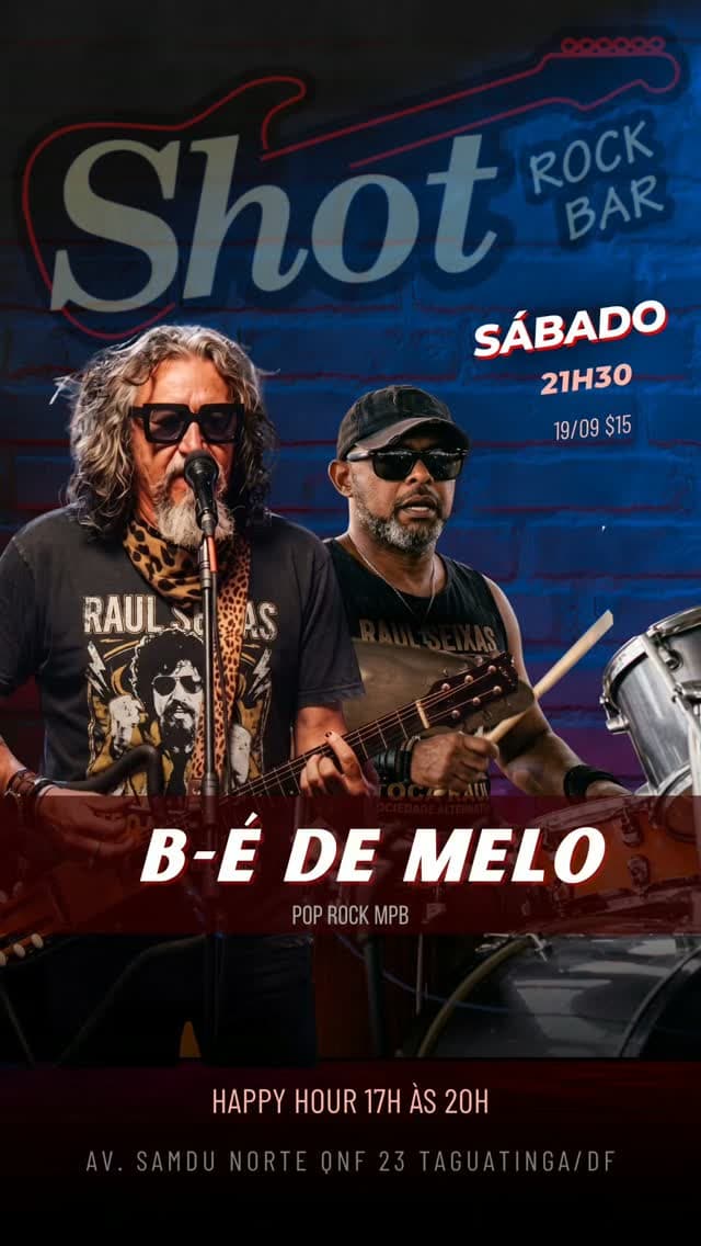 Flyer de B-é de Melo