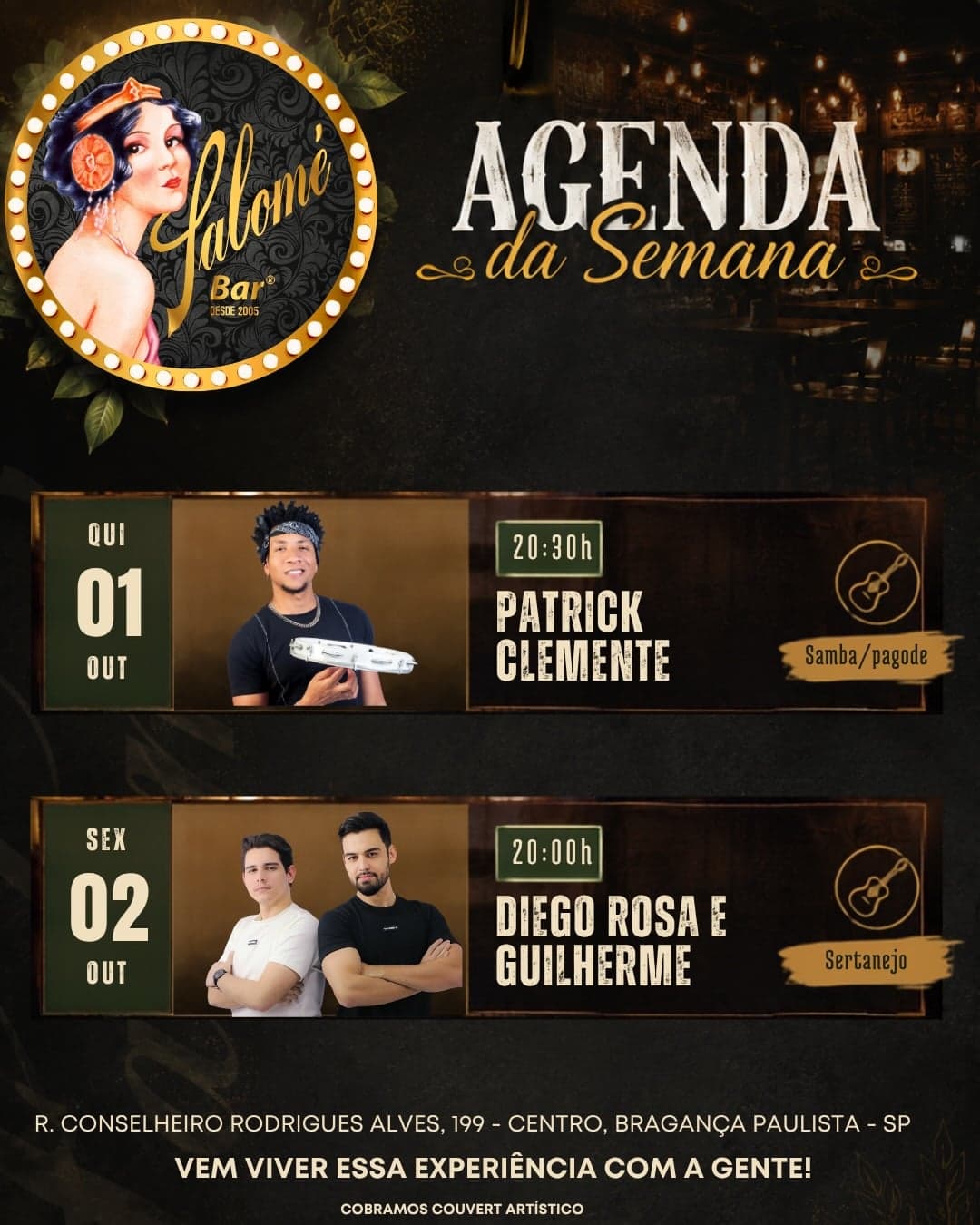 Flyer de Patrick Clemente