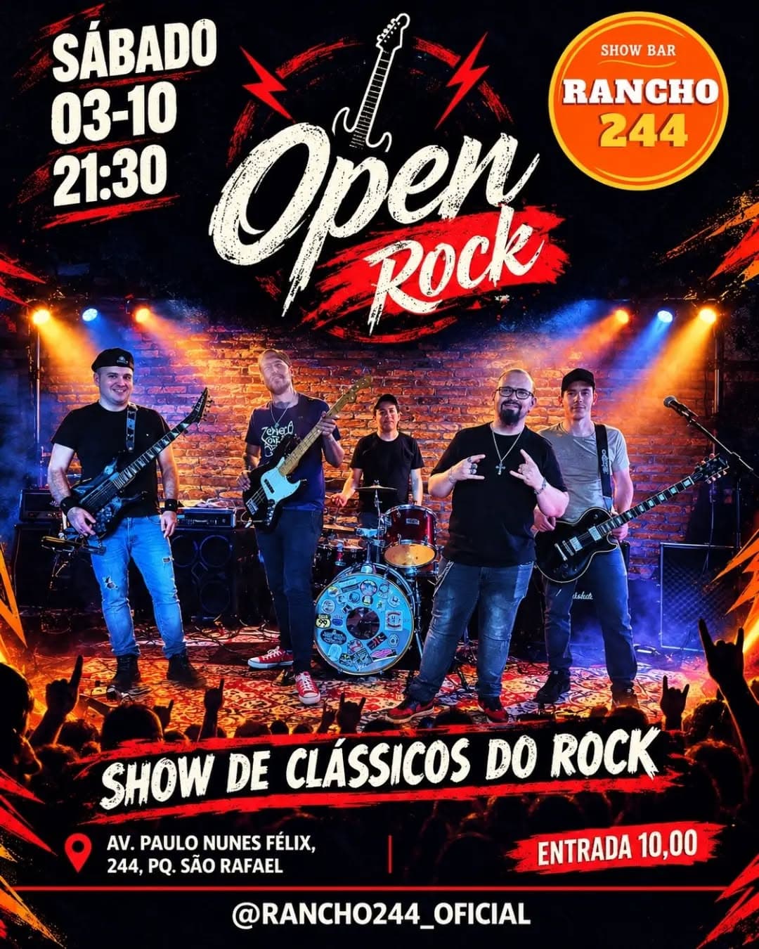 Flyer de Banda OpenRock