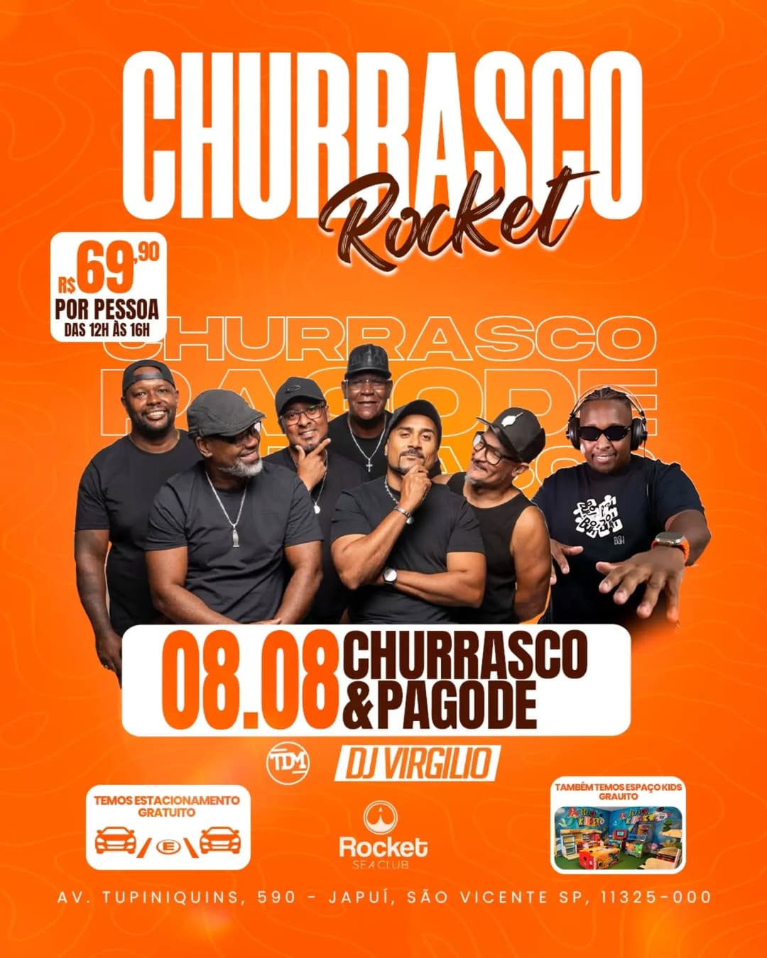 Flyer de DJ Virgilio