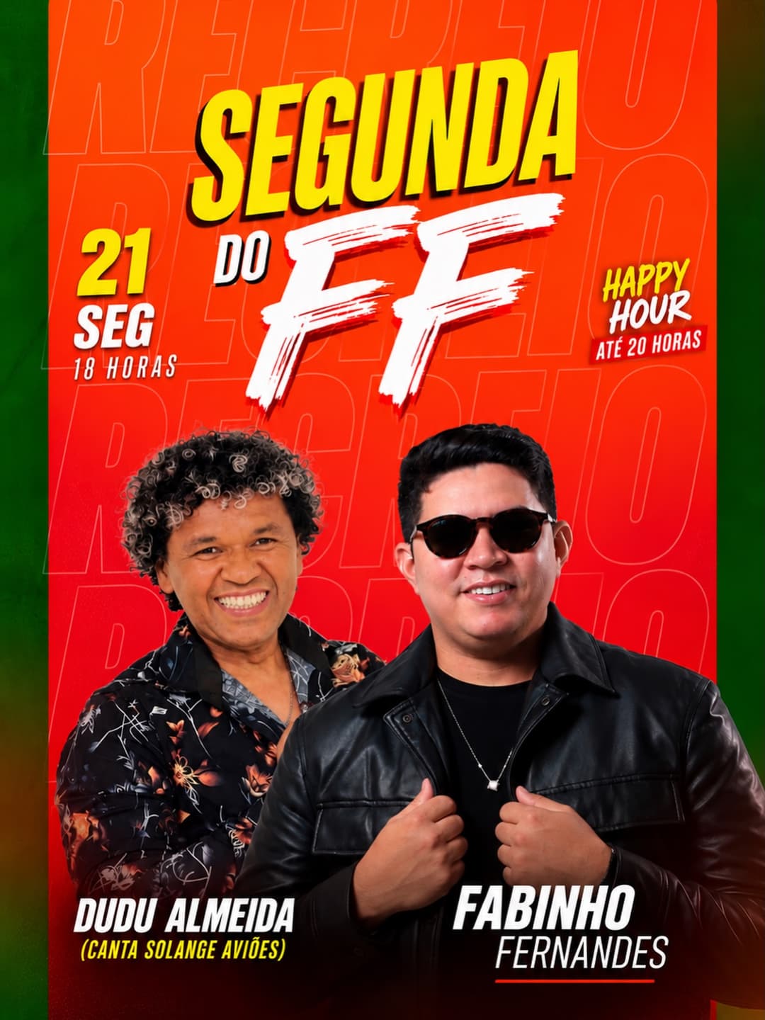 Flyer de Fabinho Fernandes e Dudu Almeida
