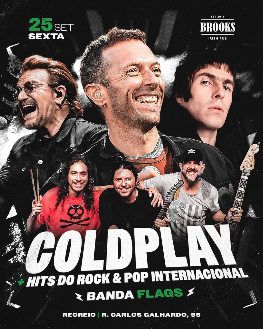 Flyer de Banda FLAGS
