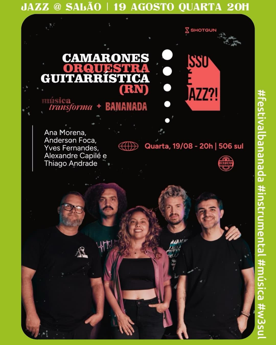 Flyer de Camarones Orquestra