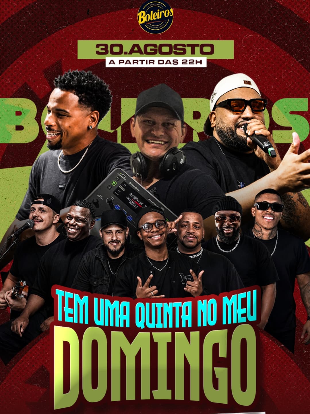 Flyer de ElAs Free, Rosh, DJ Marcelo, Denis Duarte e Bryan SOS