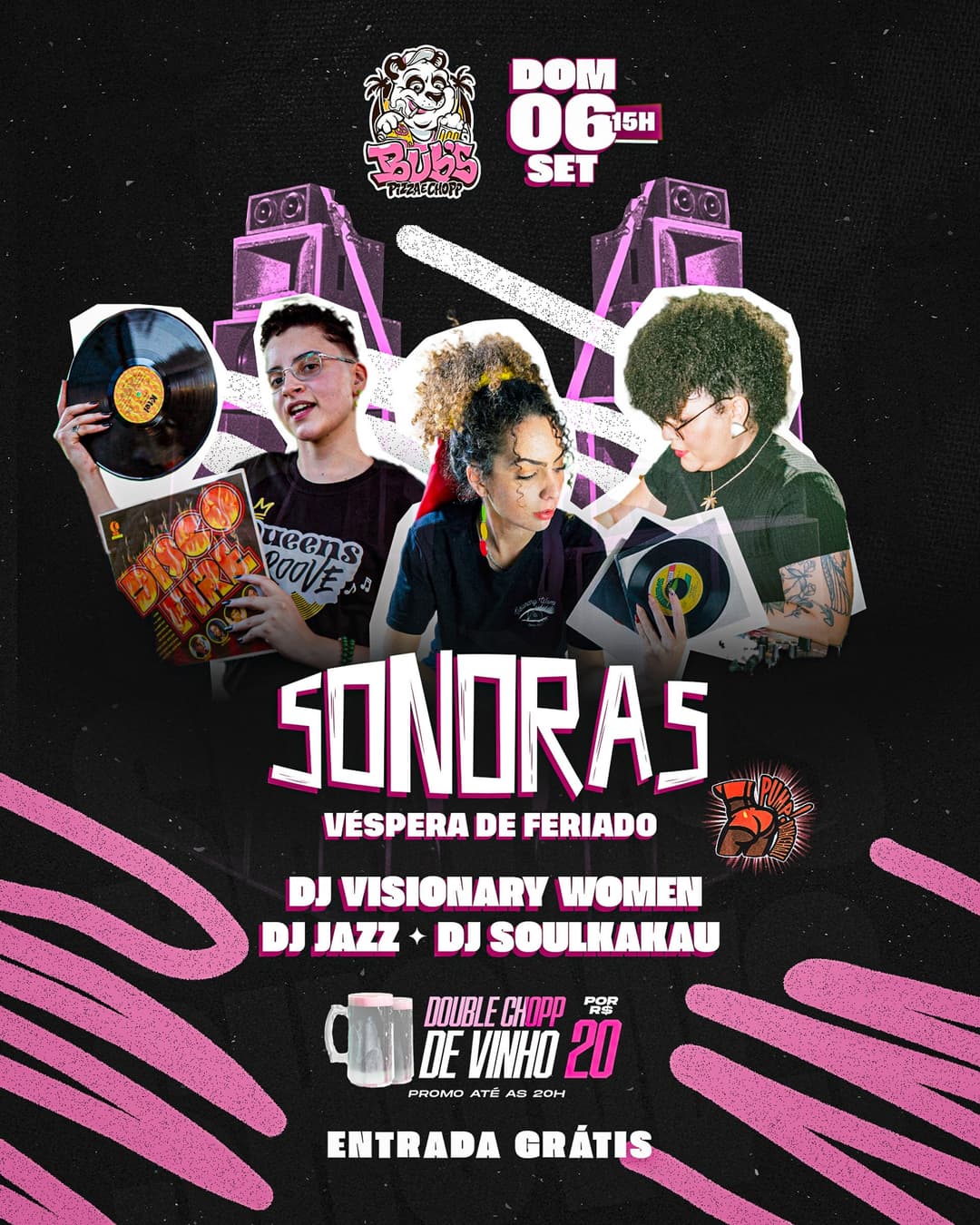 Flyer de PUMP! DANCEHALL đź’Ł
