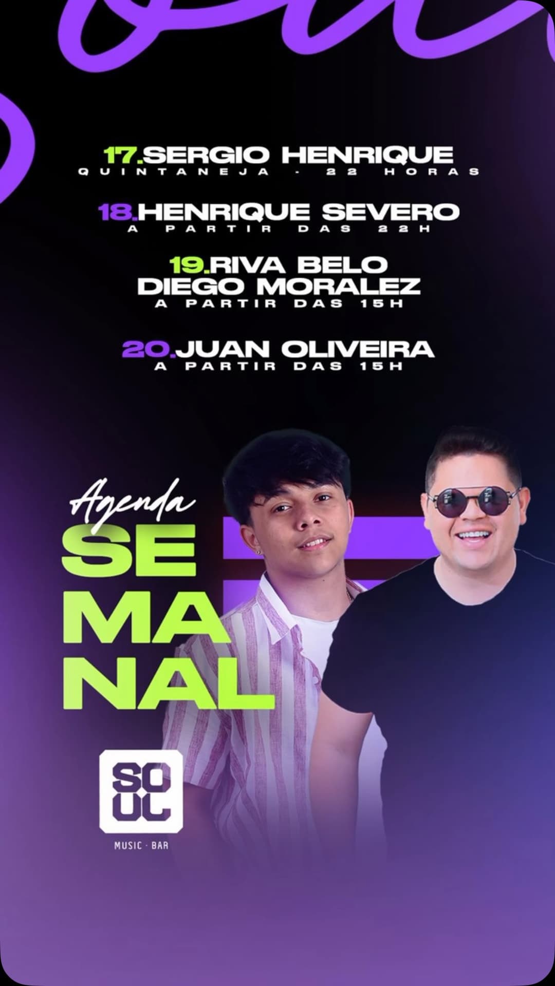 Flyer de Juan Oliveira