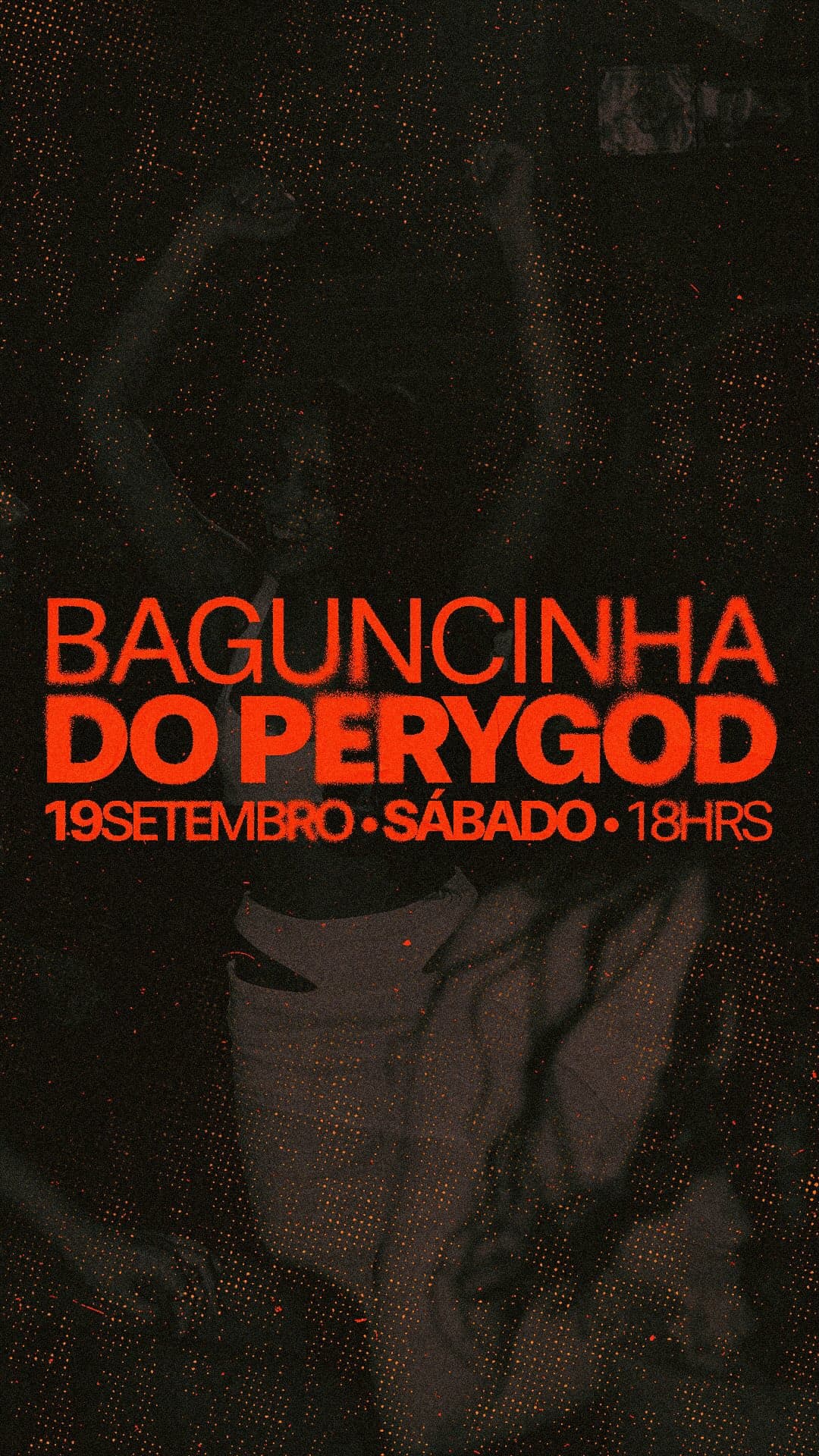 Flyer de DJ Lo, Ixα e Bagunça do Perygod