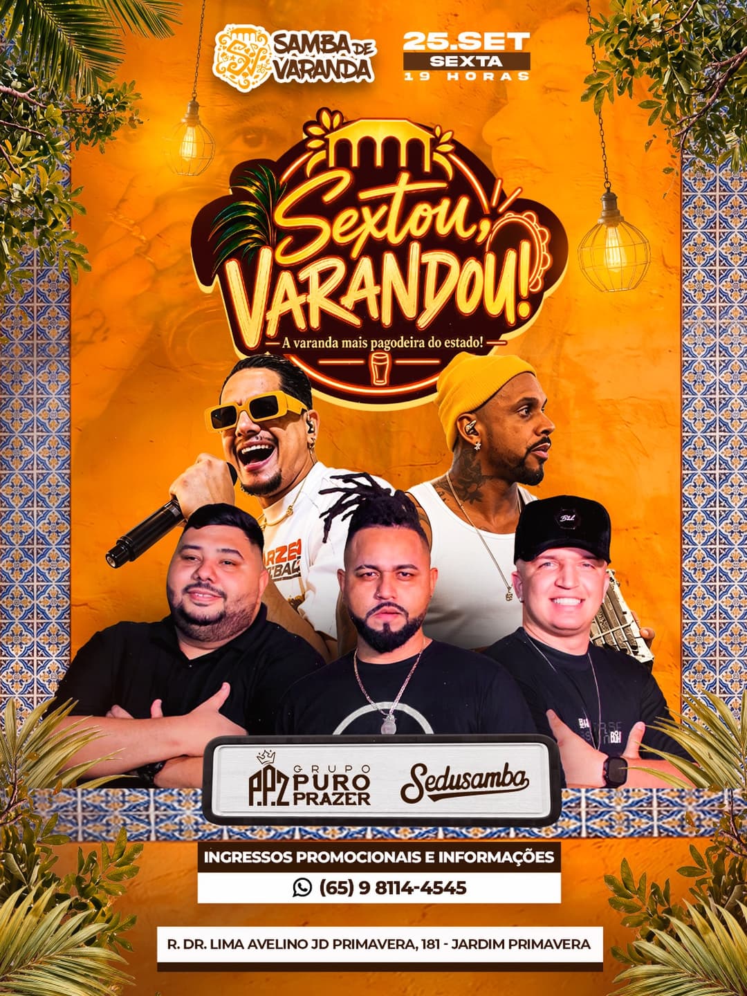 Flyer de Sedusamba e PPZ