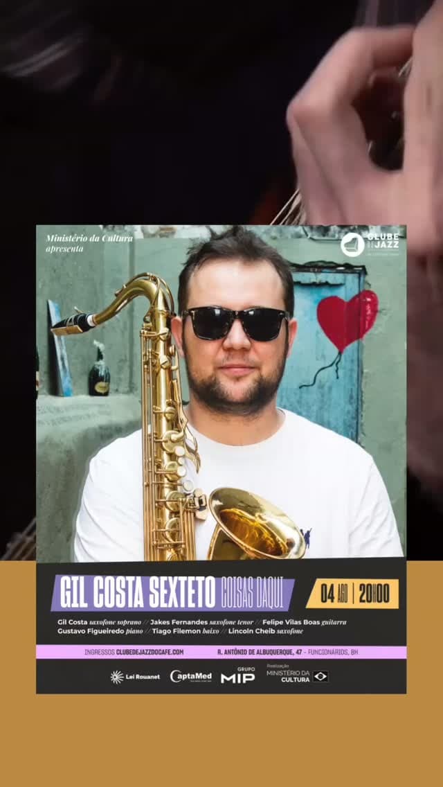 Flyer de Gil Costa