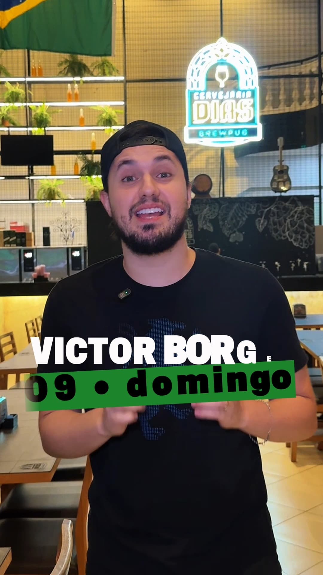 Flyer de Victor Borges
