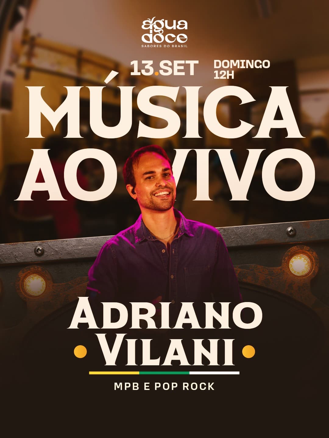 Flyer de Adriano Vilani