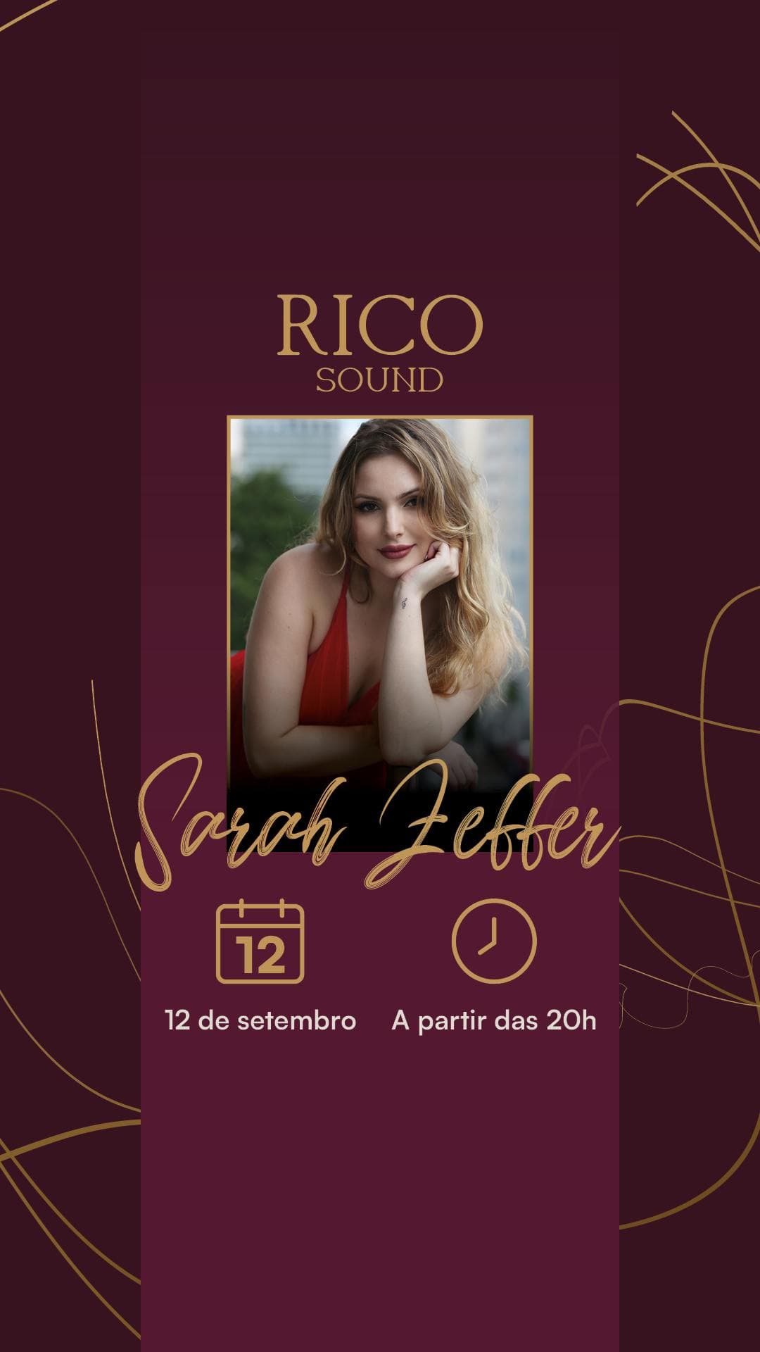 Flyer de Sarah Zeffer