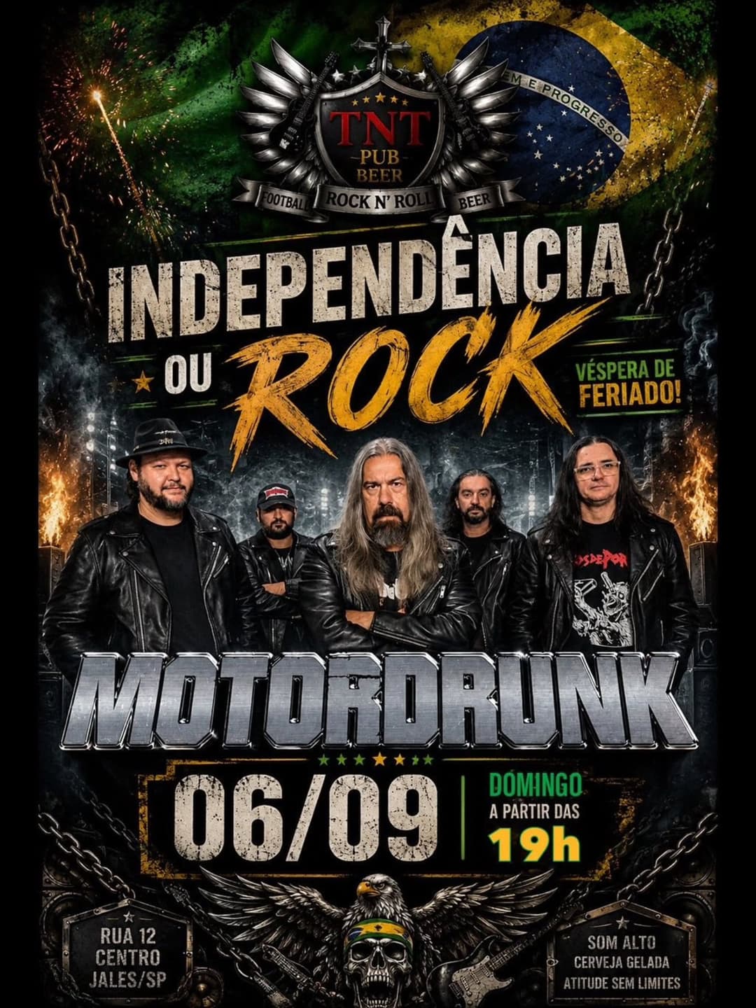Flyer de MOTOR DRUNK