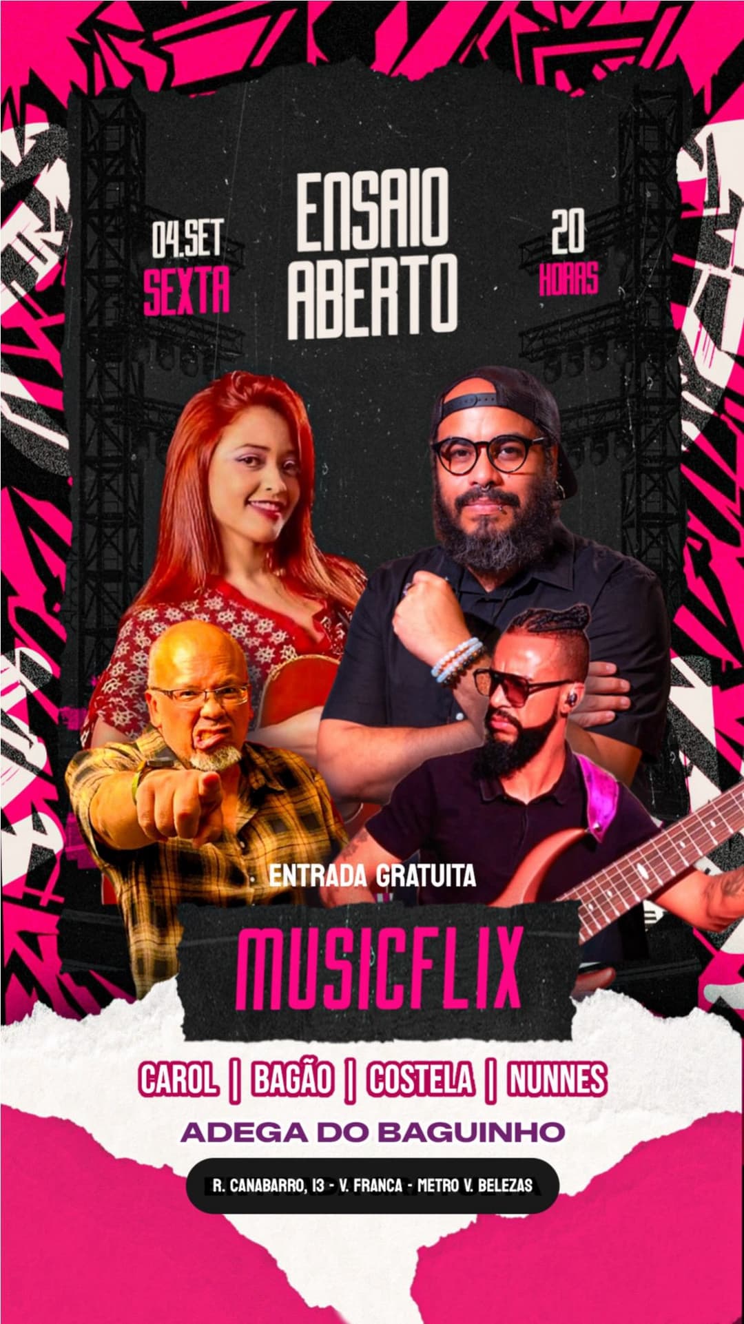 Flyer de MUSICFLIX
