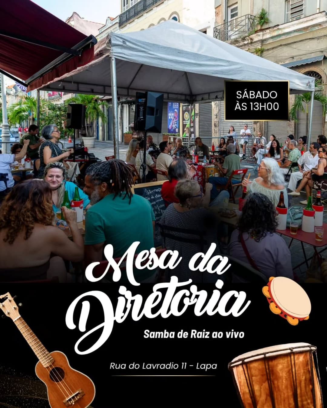 Flyer de Mesa da Diretoria