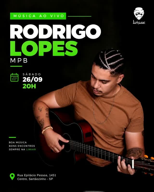 Flyer de Rodrigo Lopes