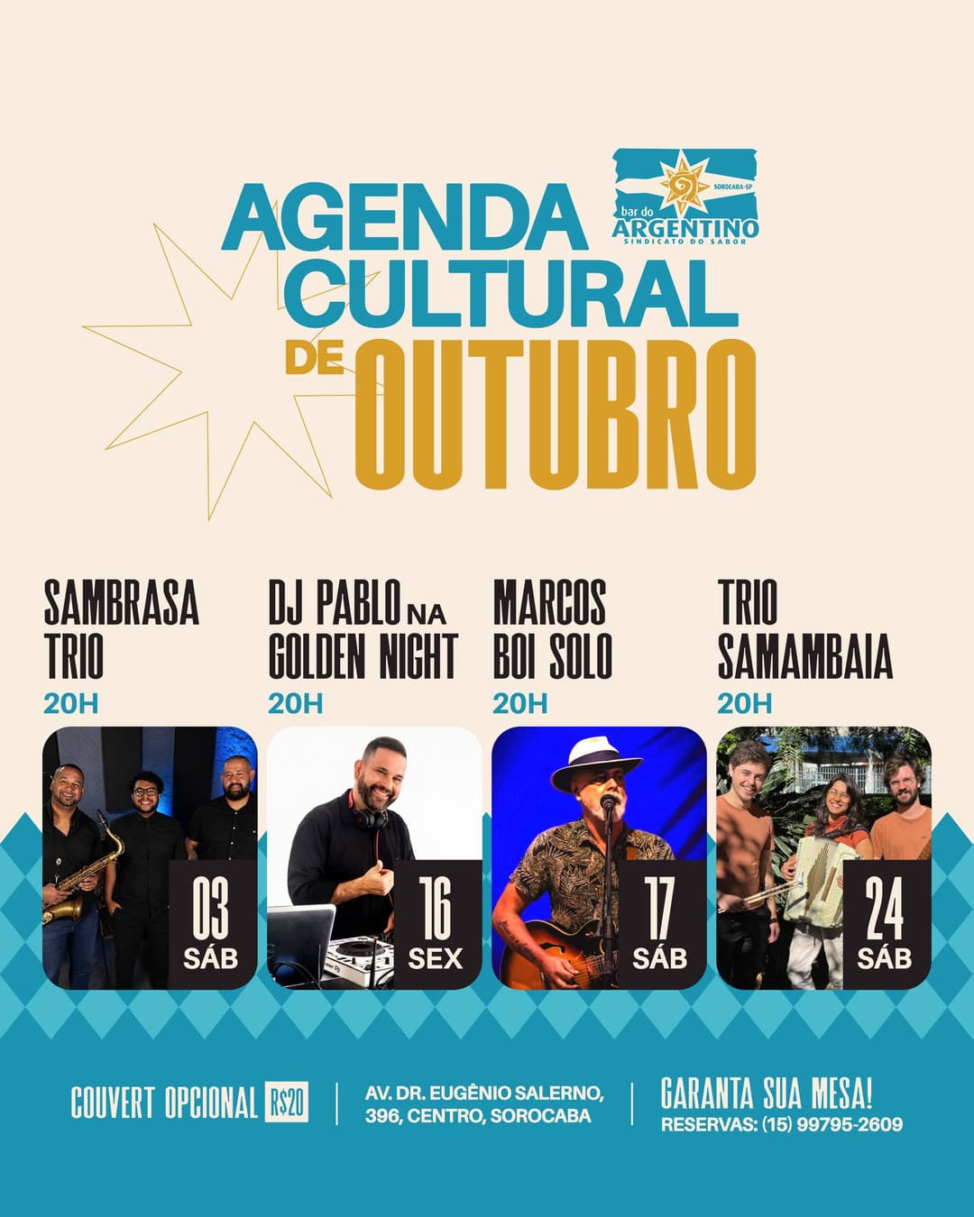 Flyer de Benan Borba