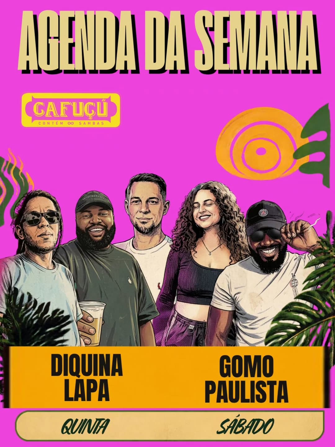 Flyer de Samba Cafuçú