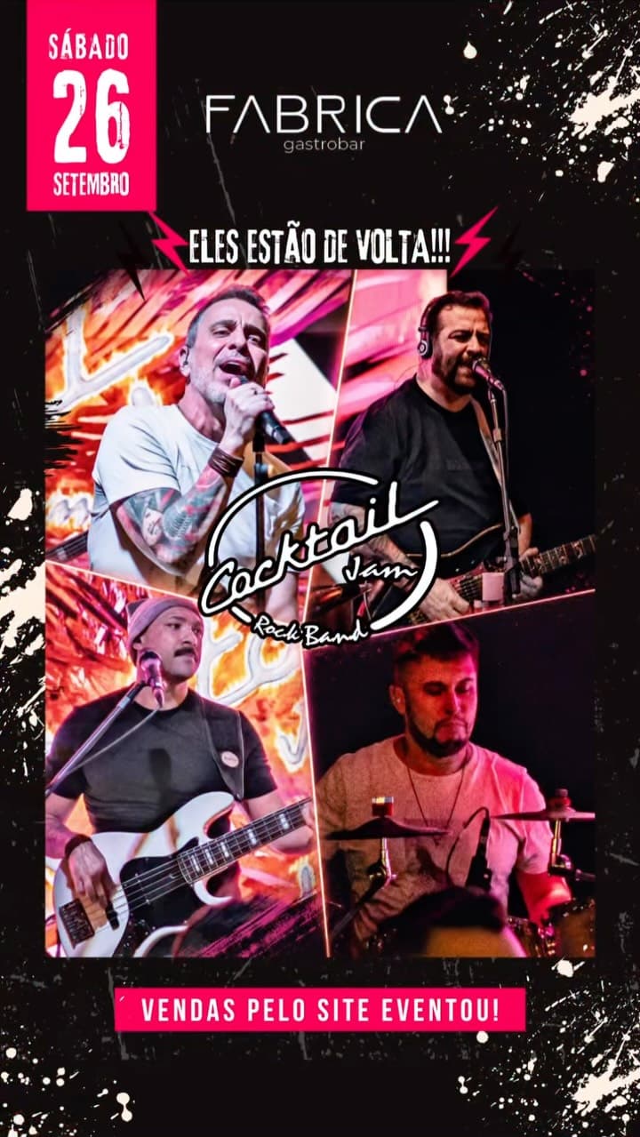 Flyer de Cocktail Jam