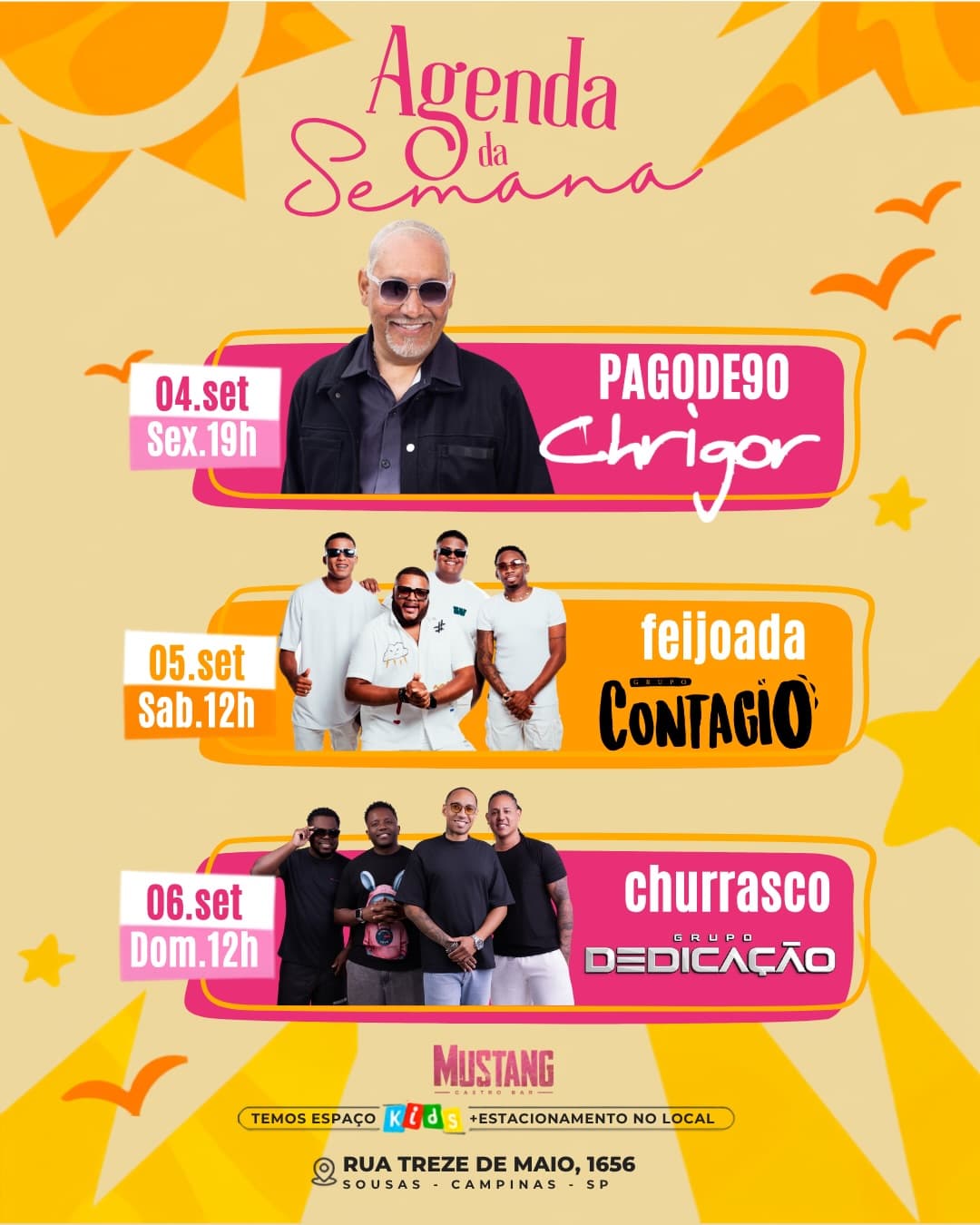 Flyer de Contagio e Chrigor