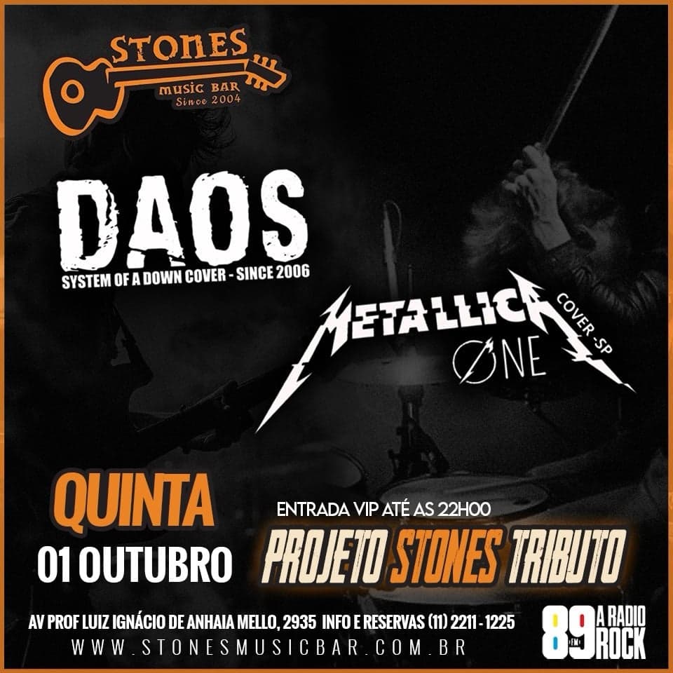 Flyer de One e Daos