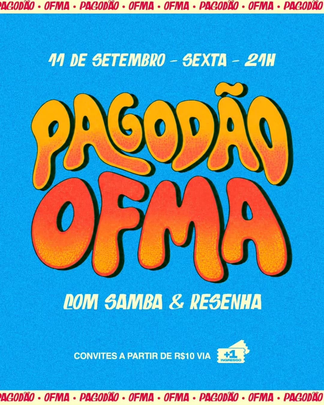 Flyer de Samba & Resenha
