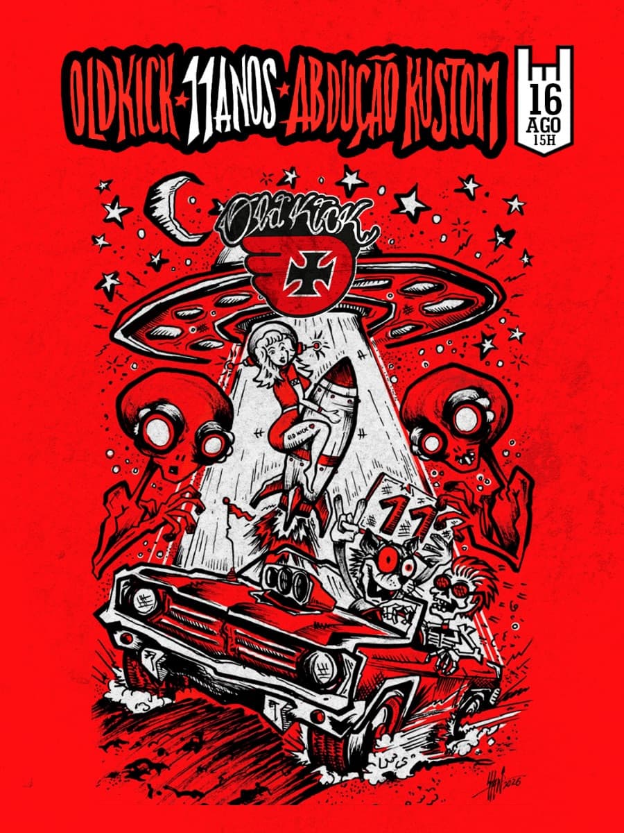 Flyer de Supla e os Punks de Boutique, Violões em Fúria e Rocksauro