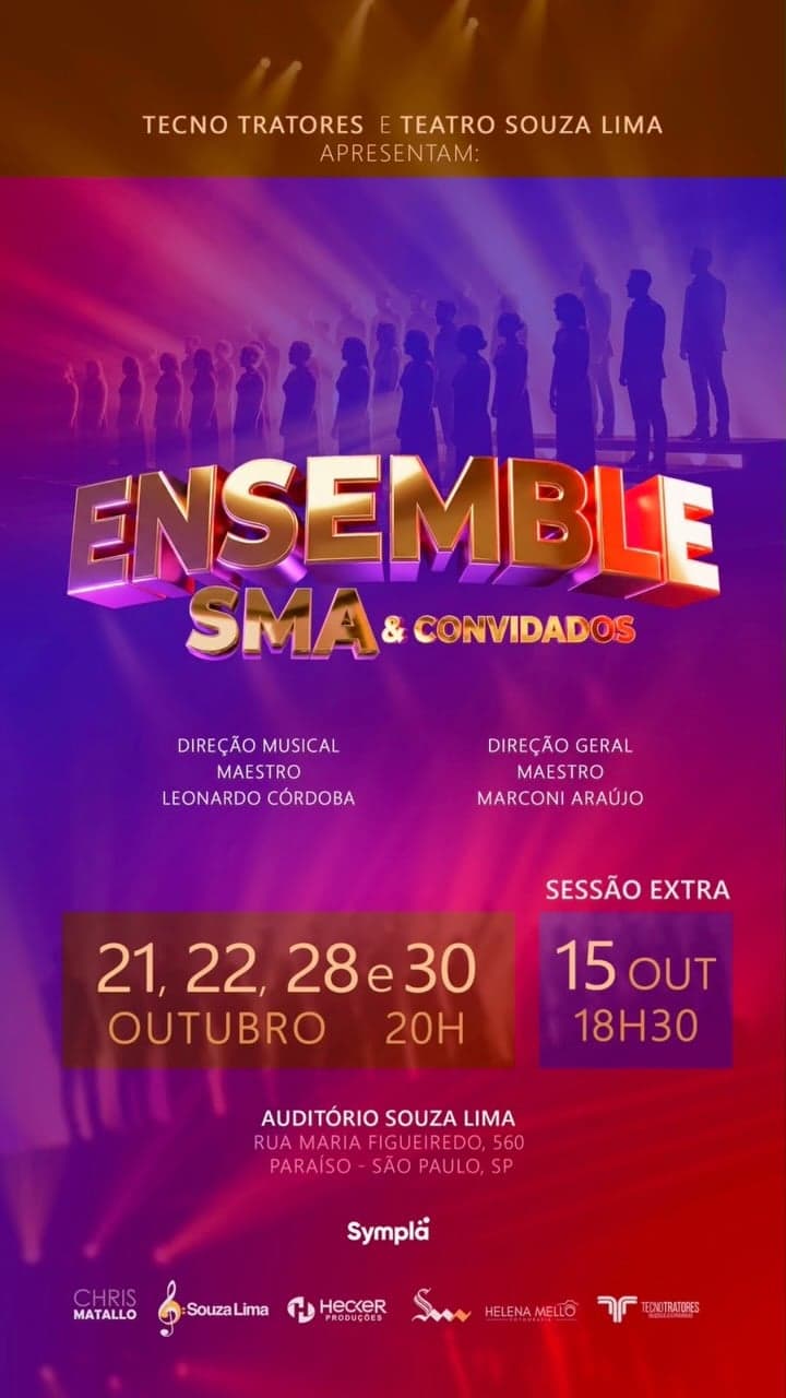 Flyer de Tuane e Ensemble SMA in Concert