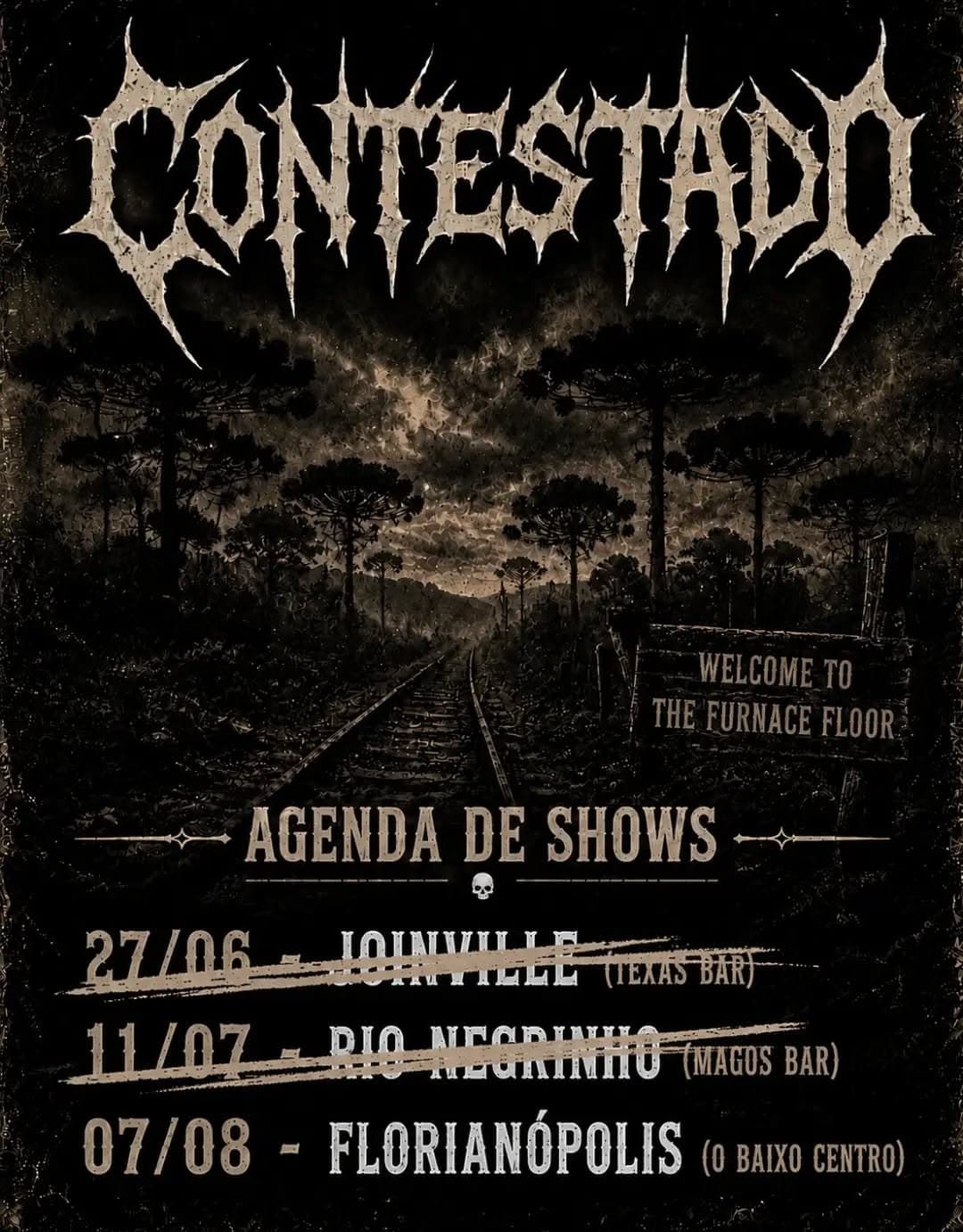 Flyer de Contestado