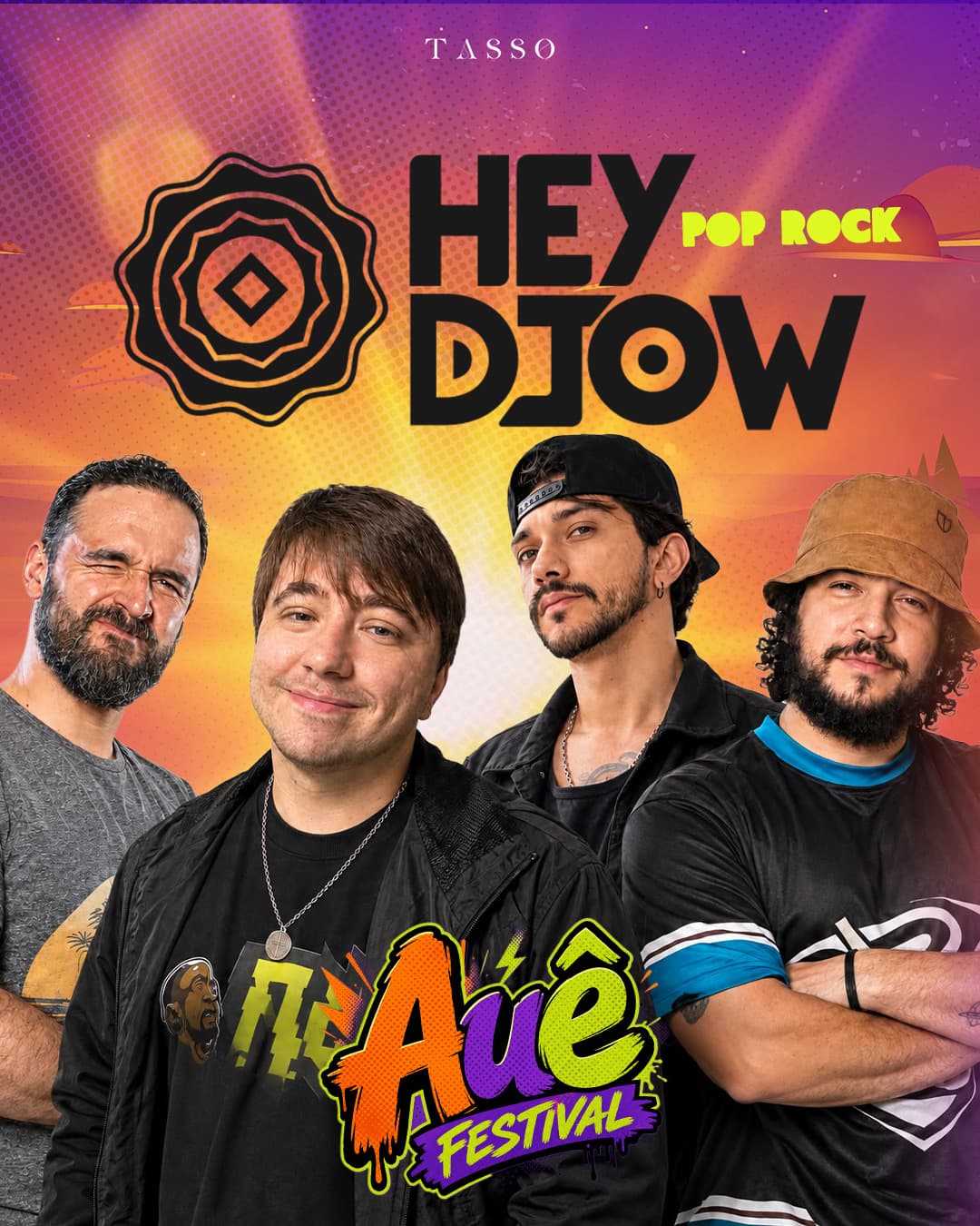 Flyer de Banda Hey Djow
