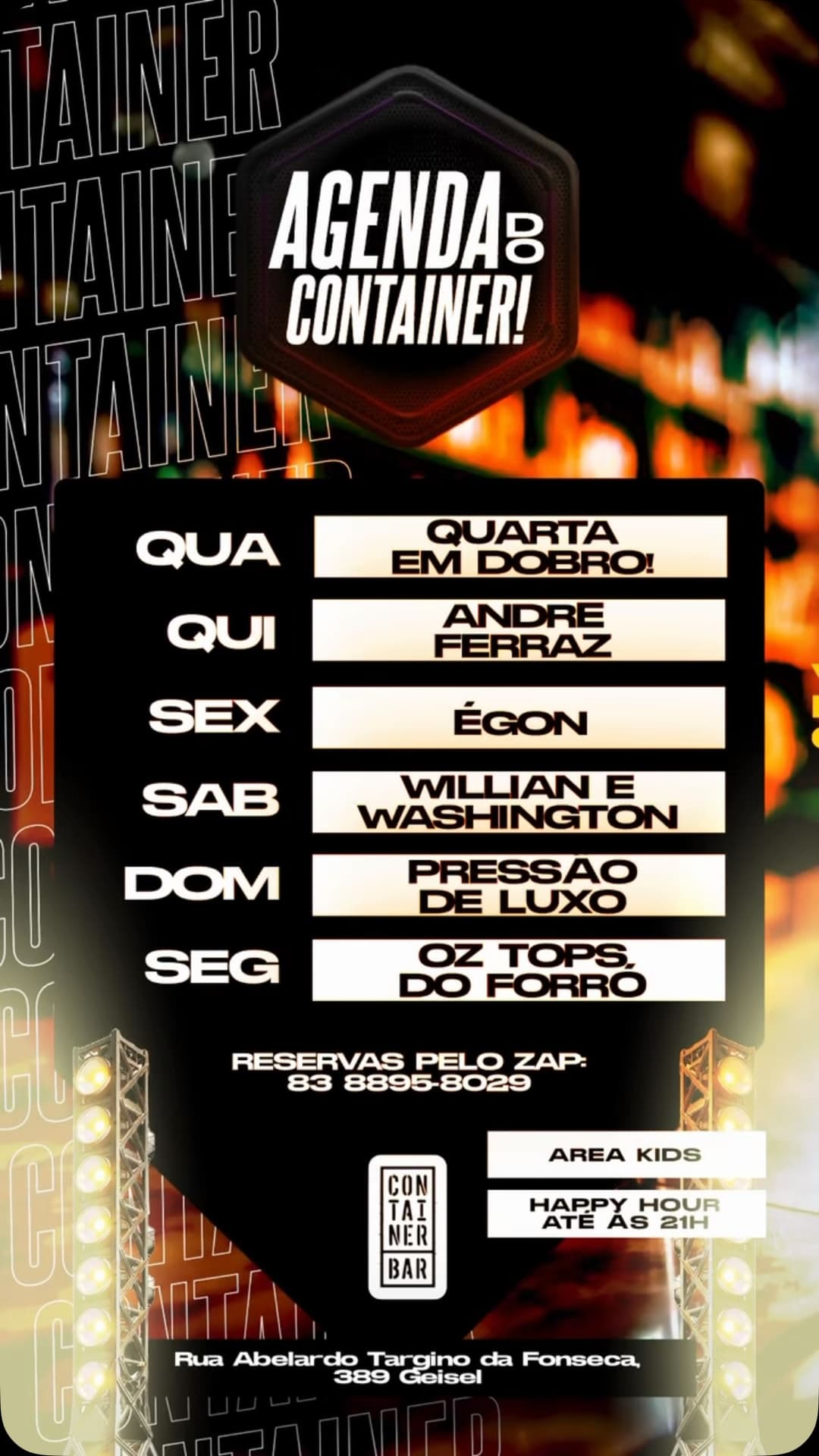 Flyer de William & Washington