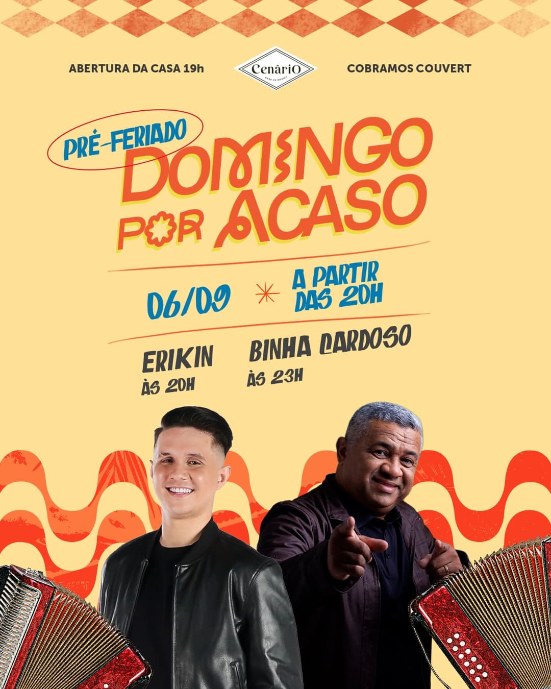 Flyer de Binhacardoso e Erikino