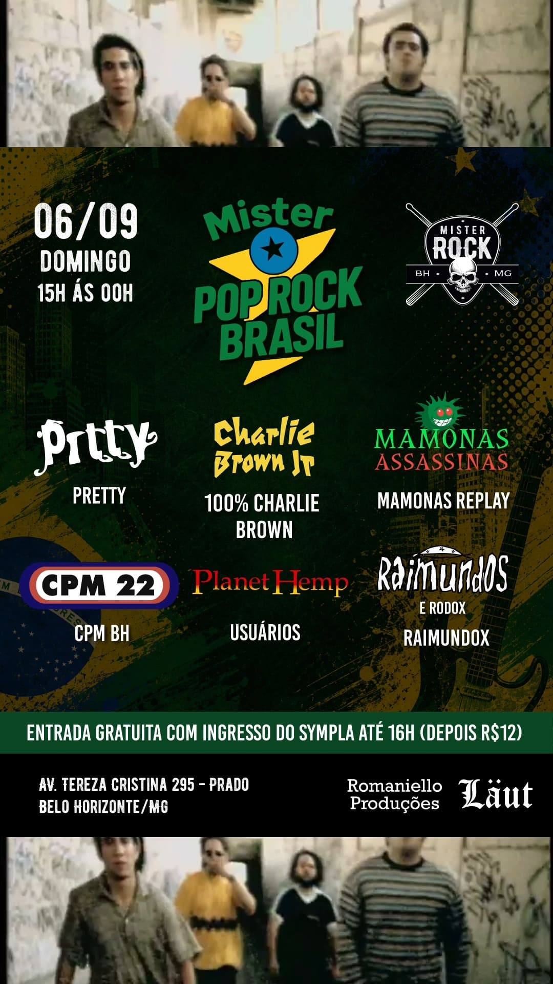 Flyer de Usuários, RaimundoX e mais 4 artistas