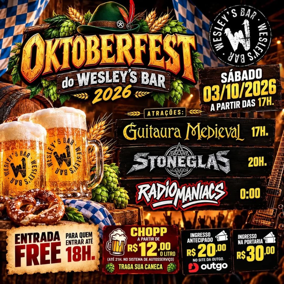 Flyer de Radiomaniacs, GUITAURA MEDIEVAL e STONEGLAS