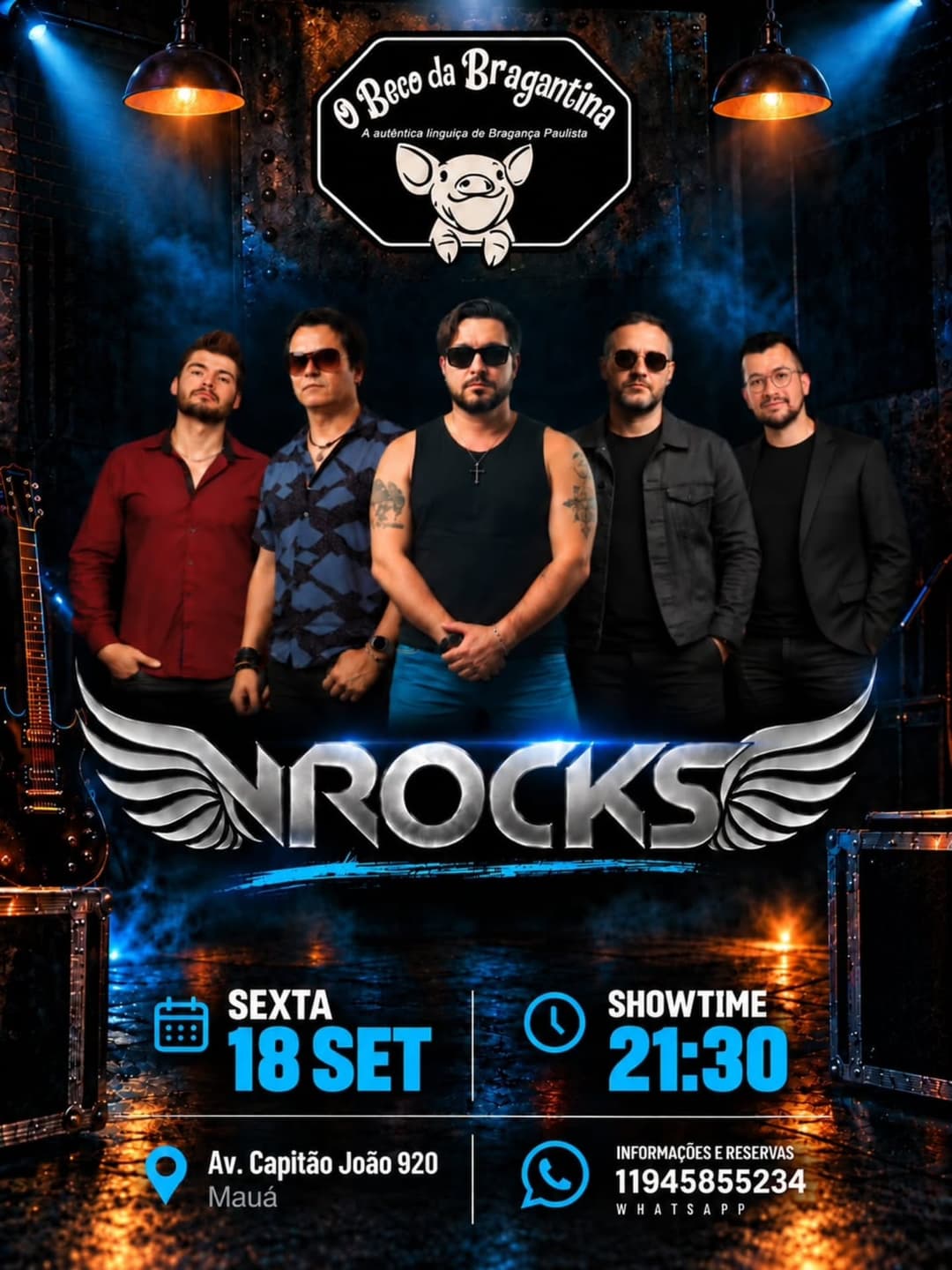 Flyer de VRocks e NROCKS
