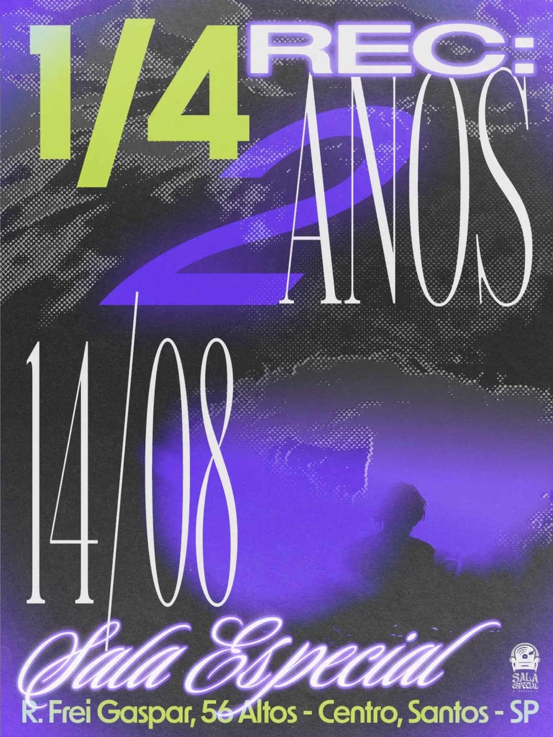 Flyer de 1/4 Escuro