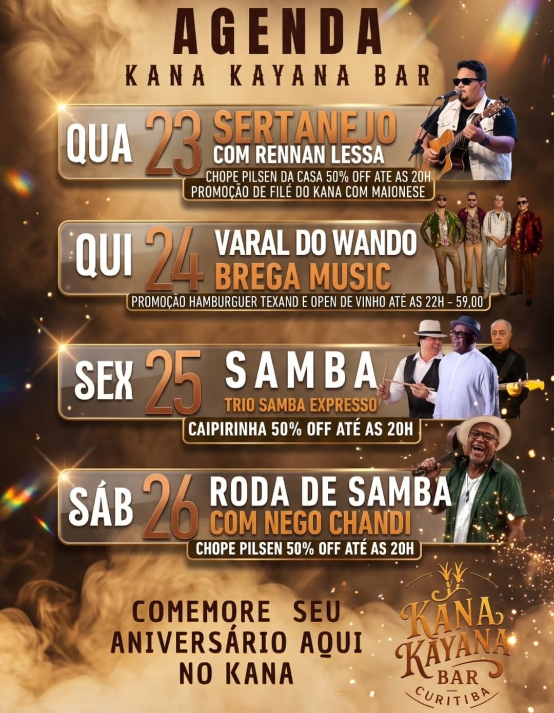 Flyer de Varal do Wando