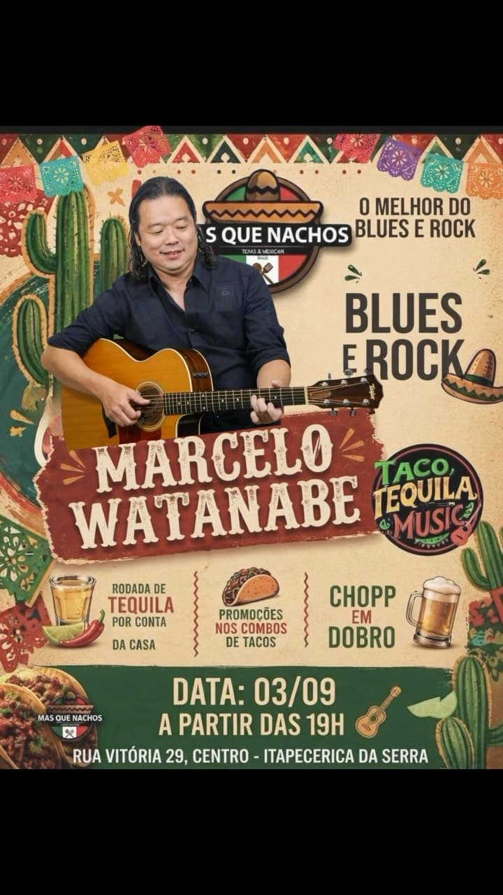 Flyer de Marcelo Watanabe