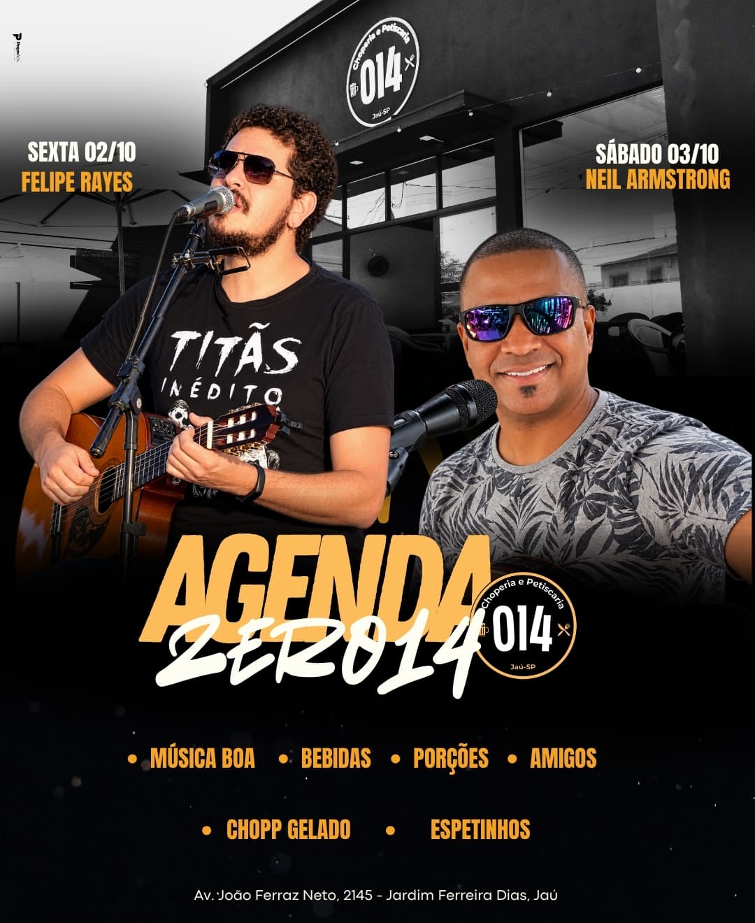 Flyer de Felipe Rayes