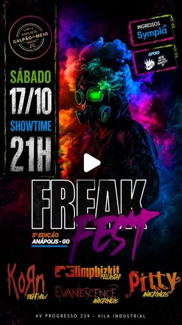 Flyer de Anacrônicos, Right Now e Fellastar