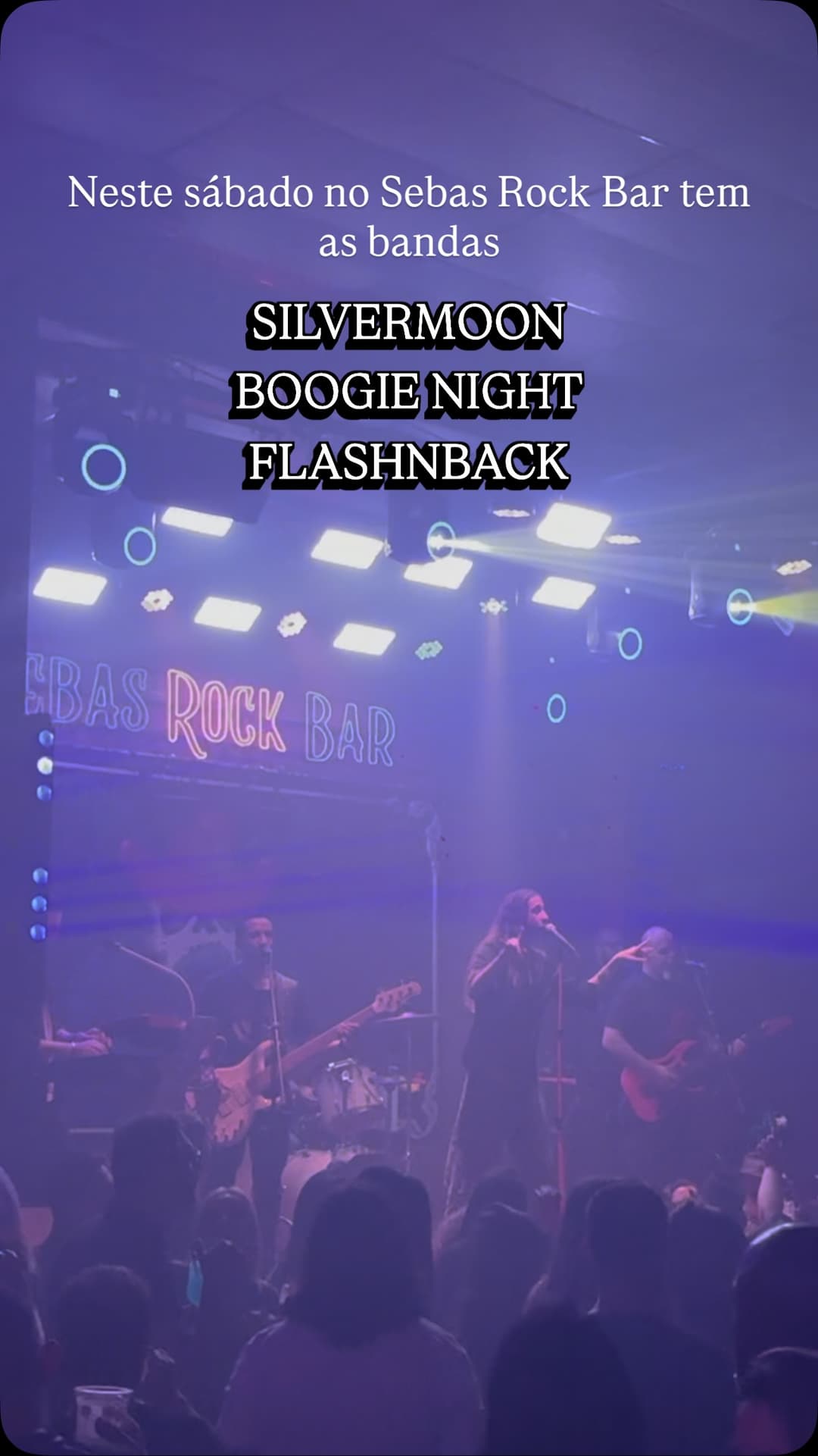 Flyer de Boogie Night, Silvermoon e FlashnBack