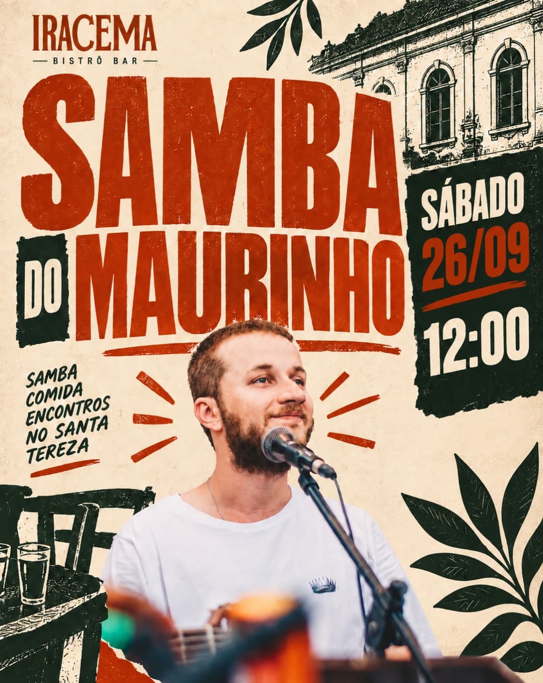 Flyer de Samba do Maurinho